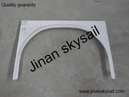 55HA1-07500B Left rear wheel fender board Higer KLQ6856