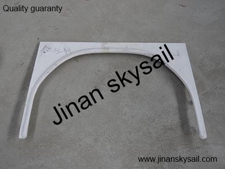 55HA1-07100B Left front wheel fender board Higer KLQ6856