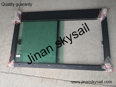 55MA1-03203-A Left upper 2nd sliding window Higer KLQ6108