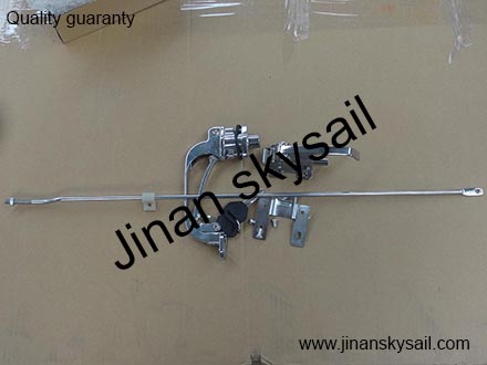 62J03-05010-A Middle door inner lock handle pin rod assembly Higer KLQ6668